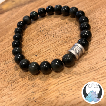 Bracelet Mantra - Obsidienne Oeil Céleste