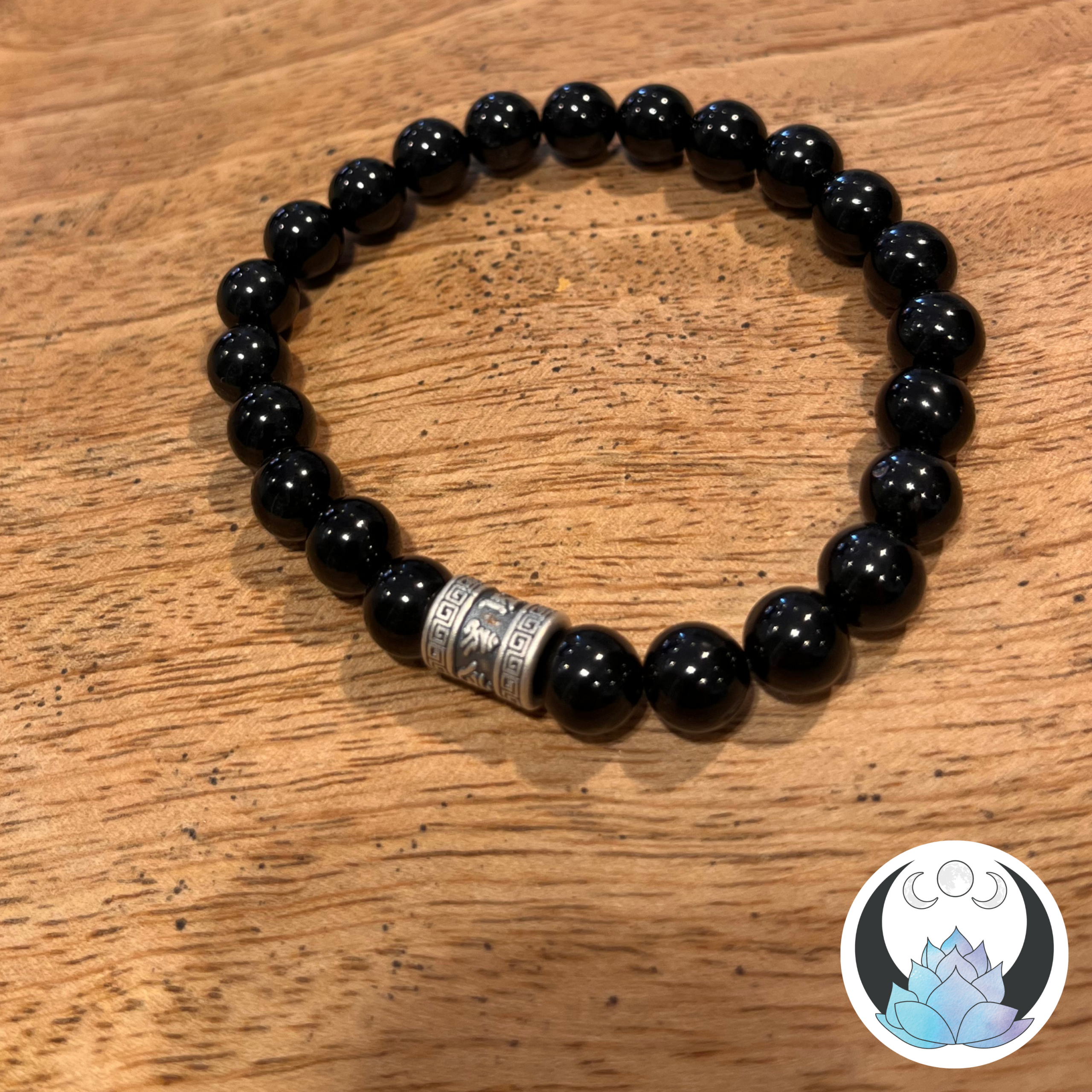 Bracelet Mantra - Spinelle Noire