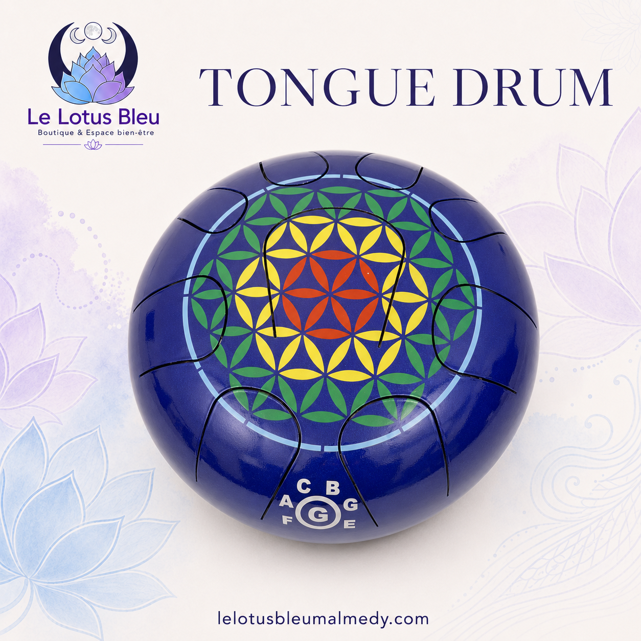 Tongue Drum pentatonique – Do majeur