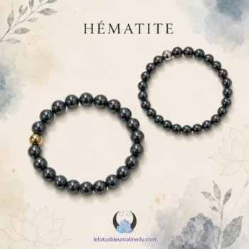 Bracelet en hématite – création artisanale