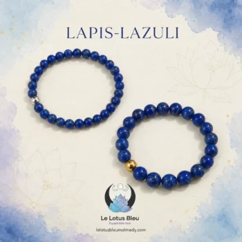 Bracelet en lapis-lazuli – création artisanale