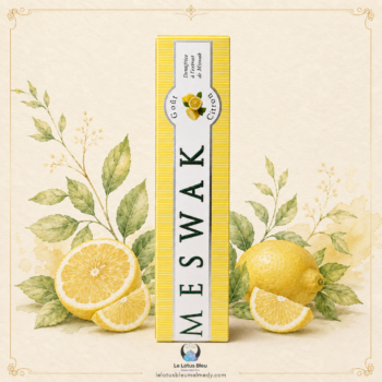 Dentifrice ayurvédique Meswak Citron – 100 g